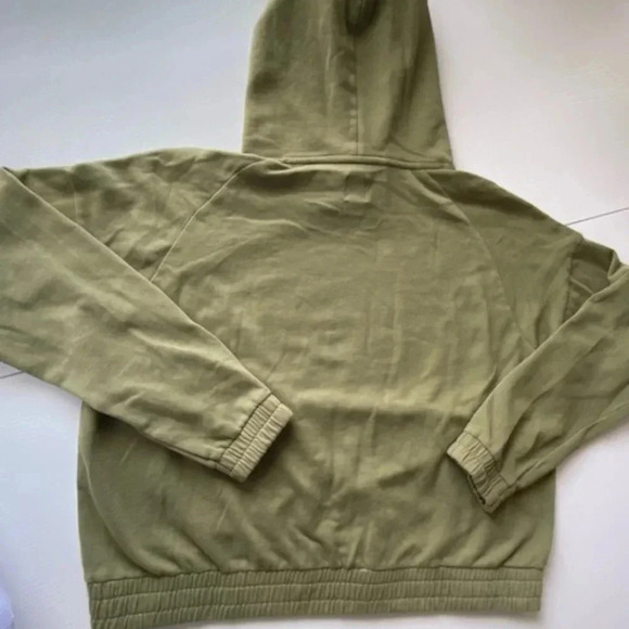 Jack Wills Green Olive Fleece Hoodie Size Large (US 12) - Picture 2 of 9